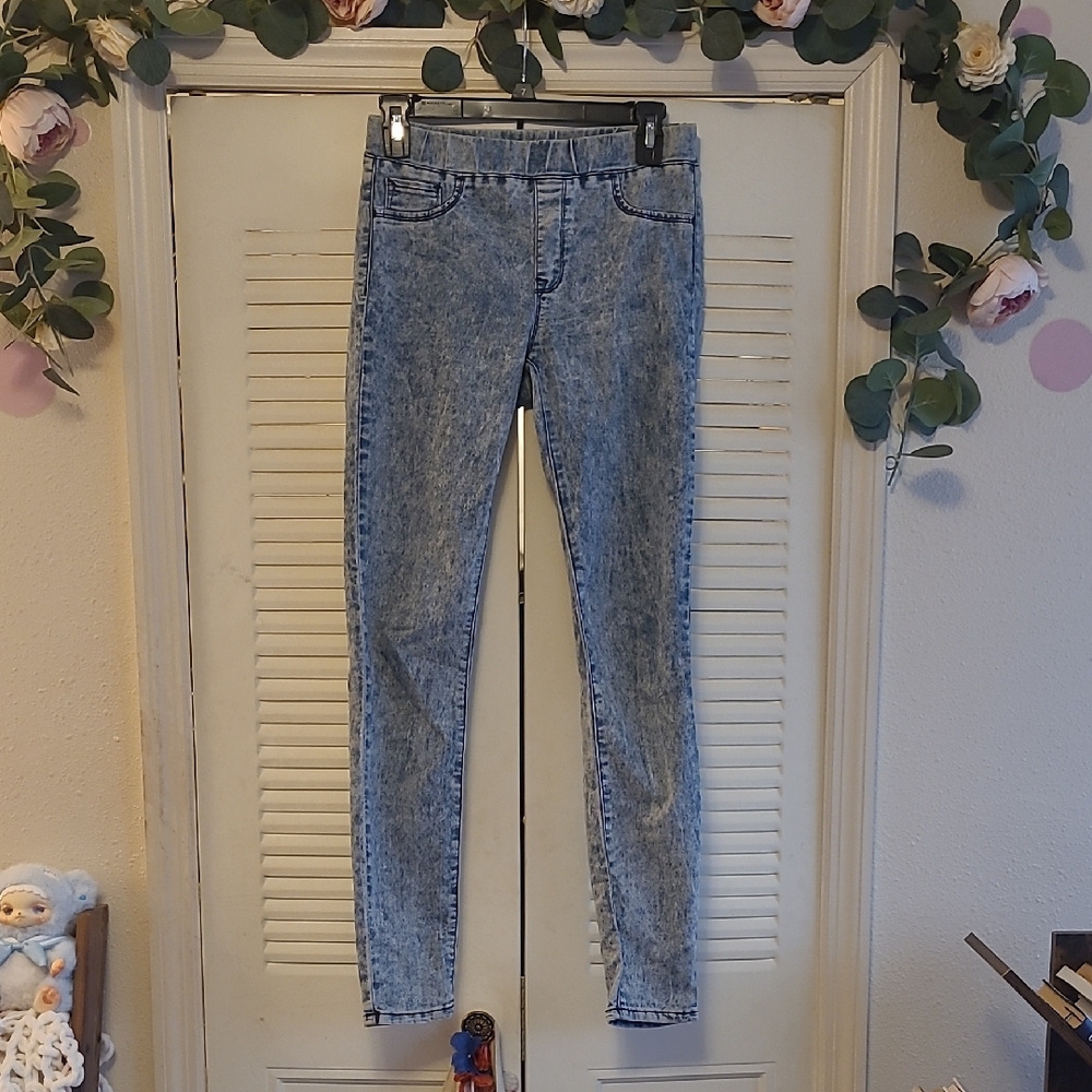 Forever 21 Blue Jeggings Skinny Fit